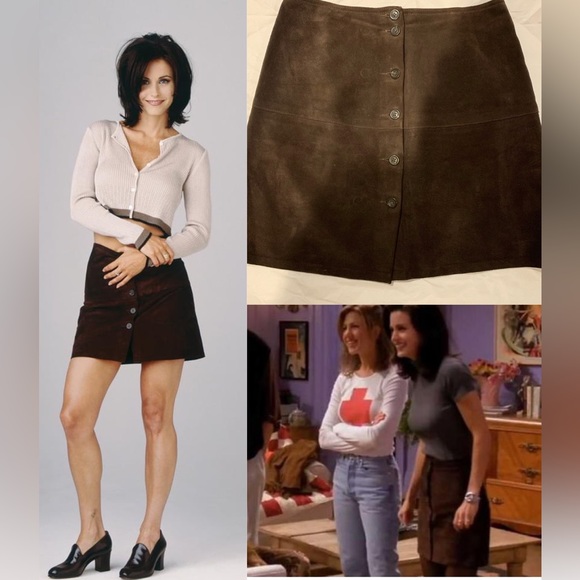 Banana Republic Dresses & Skirts - Monica Geller FRIENDS Leather Skirt 10
